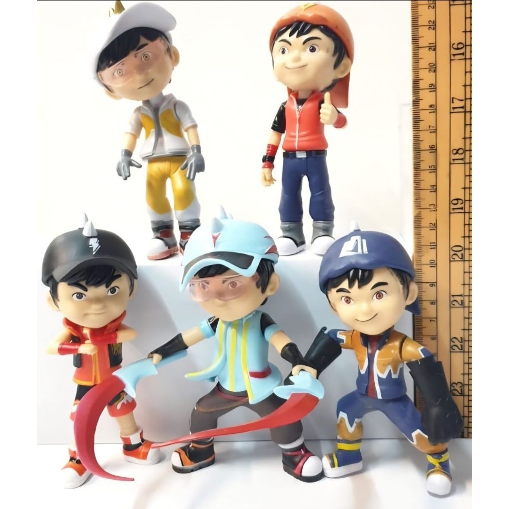 Action Figure BoboiBoy/ Pajangan/mainan anakboboiboy/Topper kue boboiBoy ±12cm