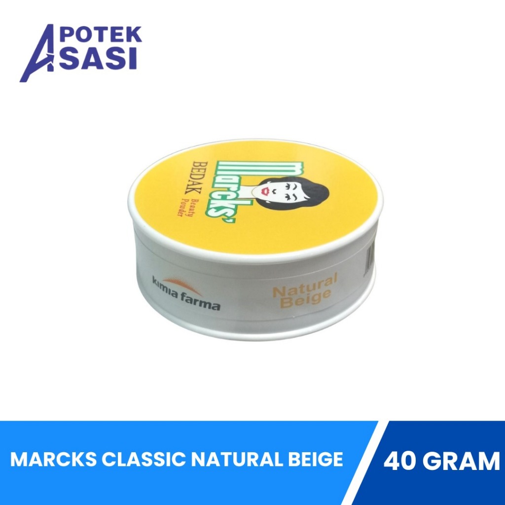 Marcks Classic natural Beige 40 gr - Marcks Bedak Tabur