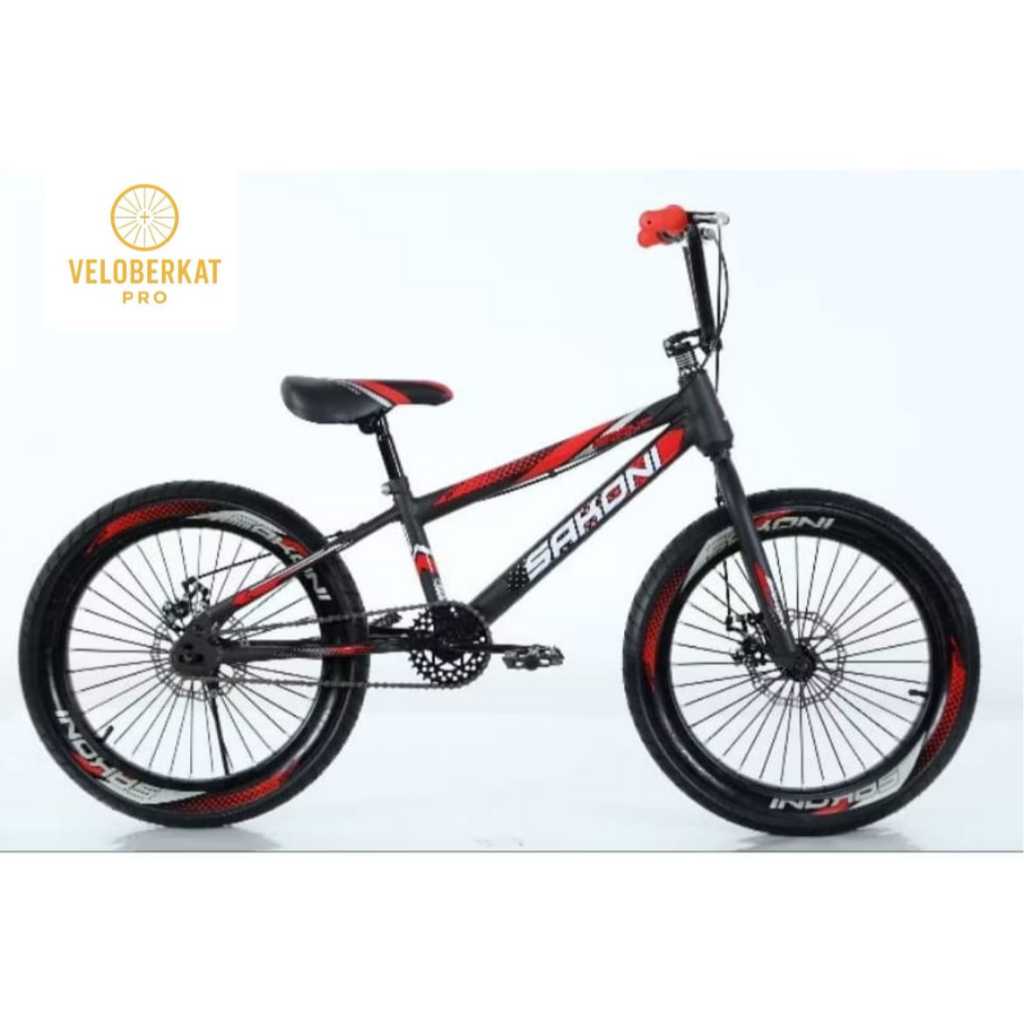 SEPEDA ANAK BMX GRAND SAKONI UKURAN 20 INCH BAN JUMBO 3.0 REM CAKRAM,SEPEDA READY SIAP KIRIM