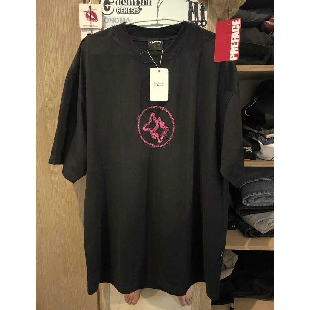 CHMB oversize tee falling black XL