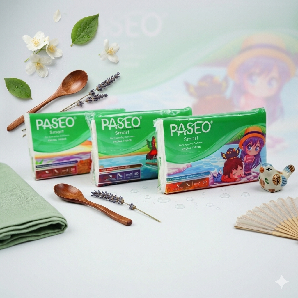 Tissue Tisu Paseo Travel Pack Tisu Kotak 50 Sheets / 108 Ply