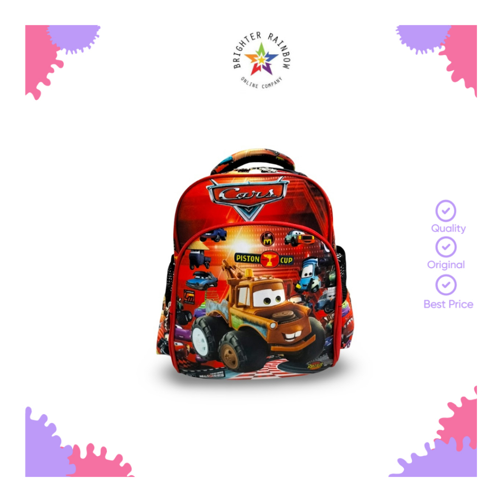 Tas Reboner 32200 Ransel Anak Laki-Laki Motif Cars