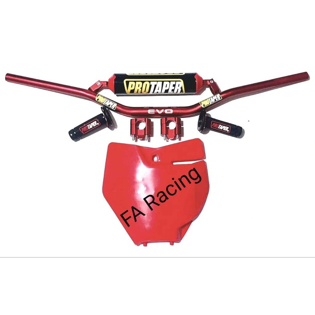 Stang Protaper Evo Low Busa Palang Stang Handgrip Papan Plat Nomor KTM SRX Multiwarna