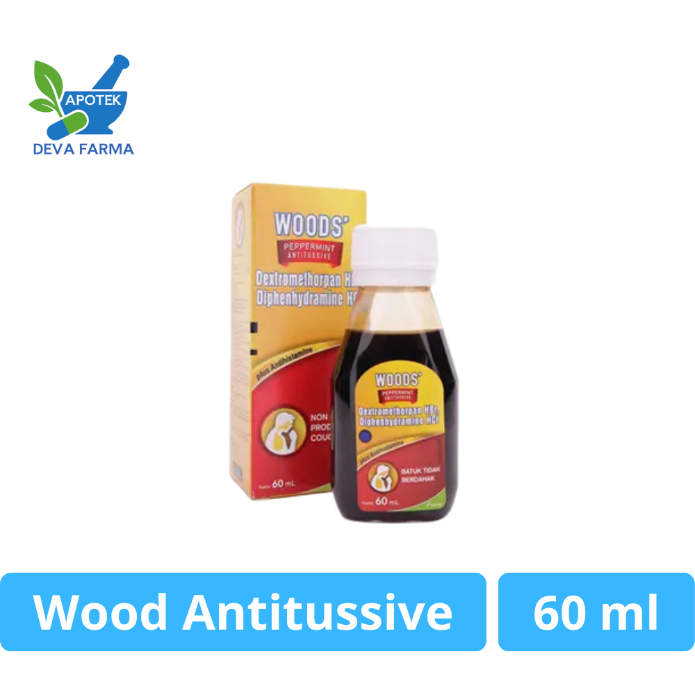 Woods Antitusive 60 ml - Obat Batuk Kering
