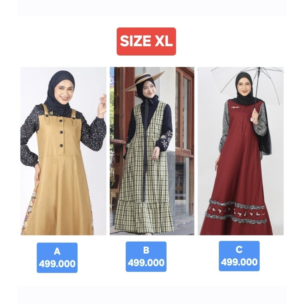 Abaya Dannis Dewasa Size XL