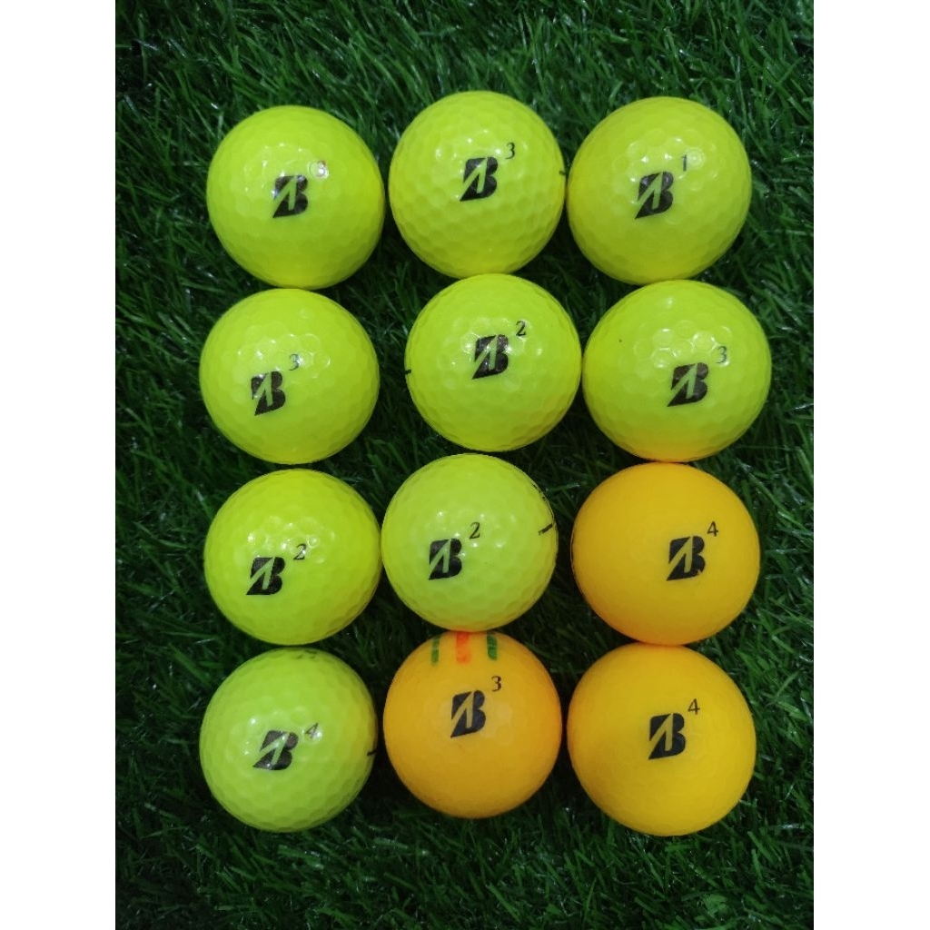 GRADE A BRIDGESTONE GOLF BALL YELLOW