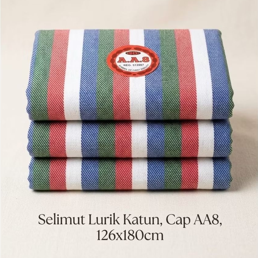 Selimut Lurik Katun Cap AA8 Selimut Rumah Sakit