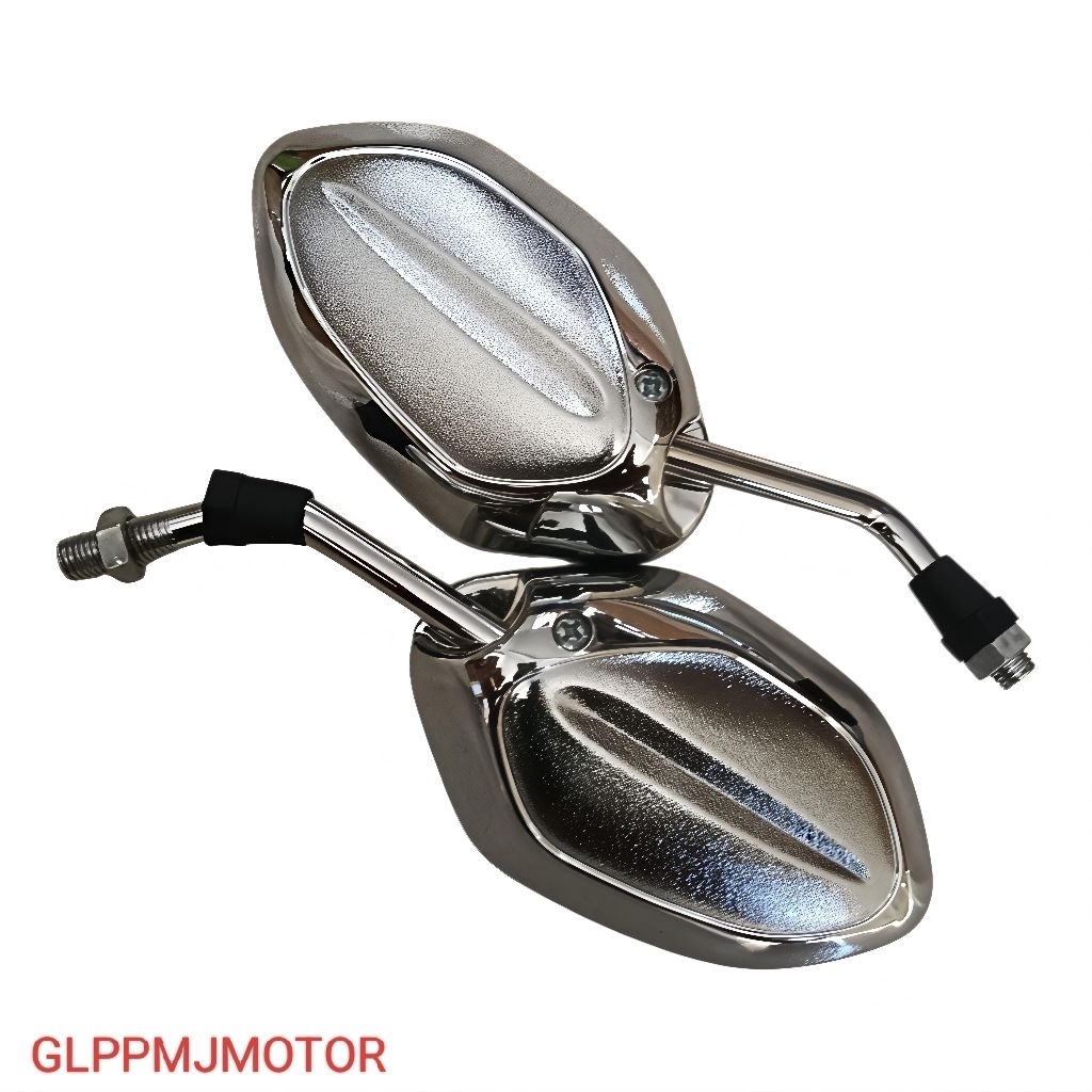 Spion Variasi Honda Beat Mini Chrome CROM KRUM Hitam Vario Blade Revo Supra Set Sepasang Kiri Kanan 