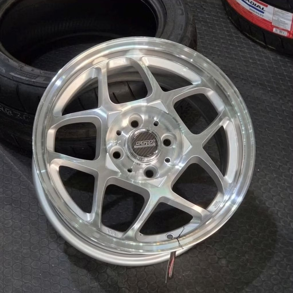 velg mobil ring 15 SSW ORIGINAL THAILAND SSR FIRENZA FULL POLISH velg r15 yaris swift corolla soluna