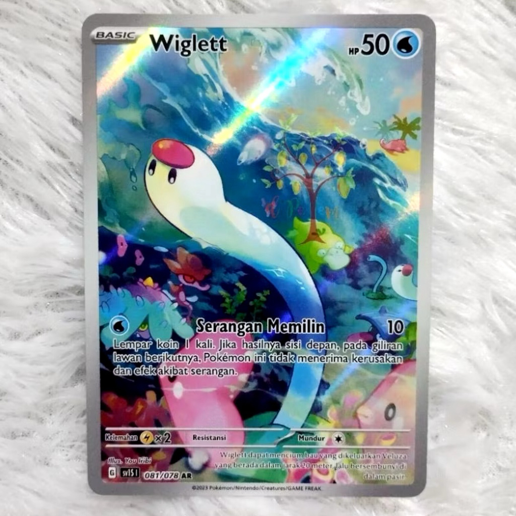 Wiglett AR SV1S 081/078 Pokemon TCG Indonesia
