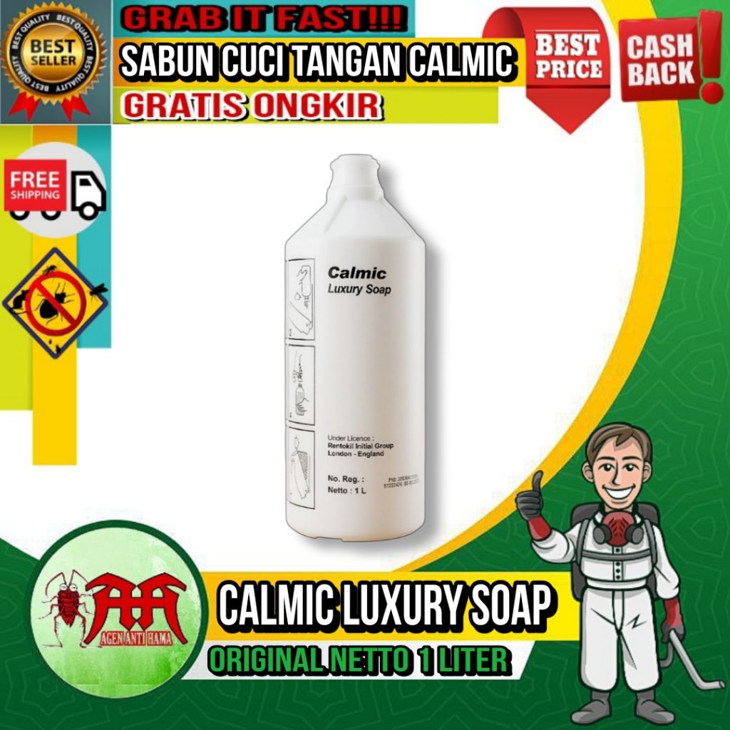 HAND WASH CALMIC LUXURY SOAP | Sabun Cuci Tangan Premium Seperti Di Hotel Mewah