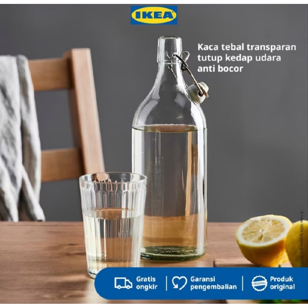 SALE BOTOL KORKEN IKEA 1 LITER