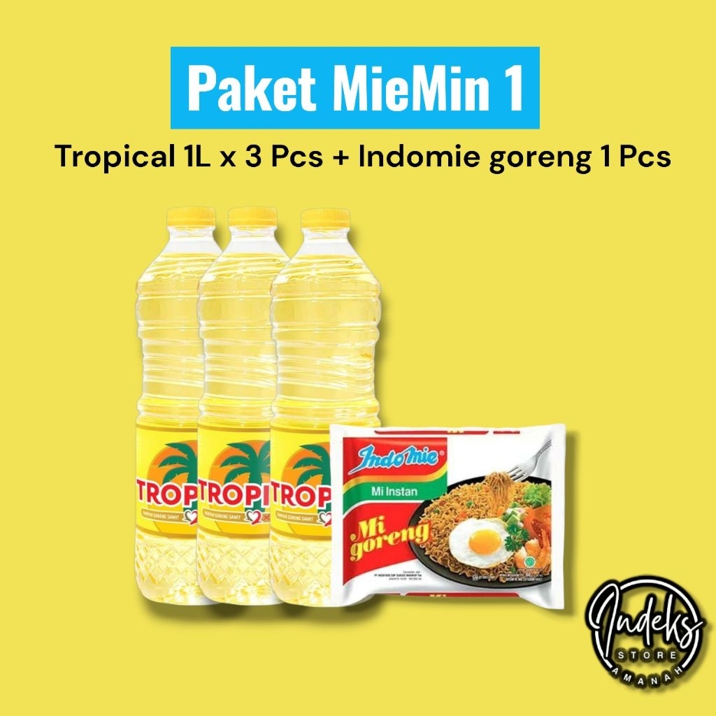 Paket Sembako MieMin (IndoMie dan Minyak TropicaI)