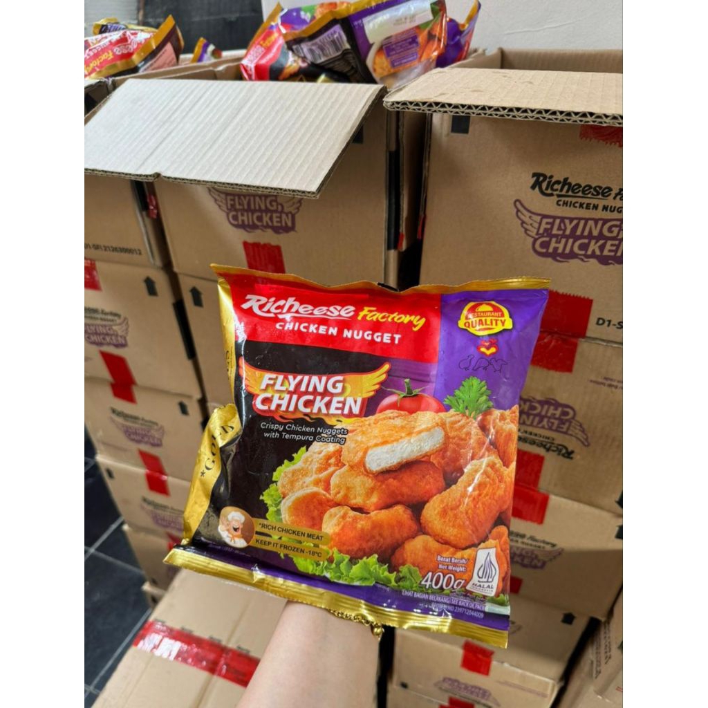 BUY 1 GET 1 RICHESEE CHICKEN FLYING NUGGET 450gram