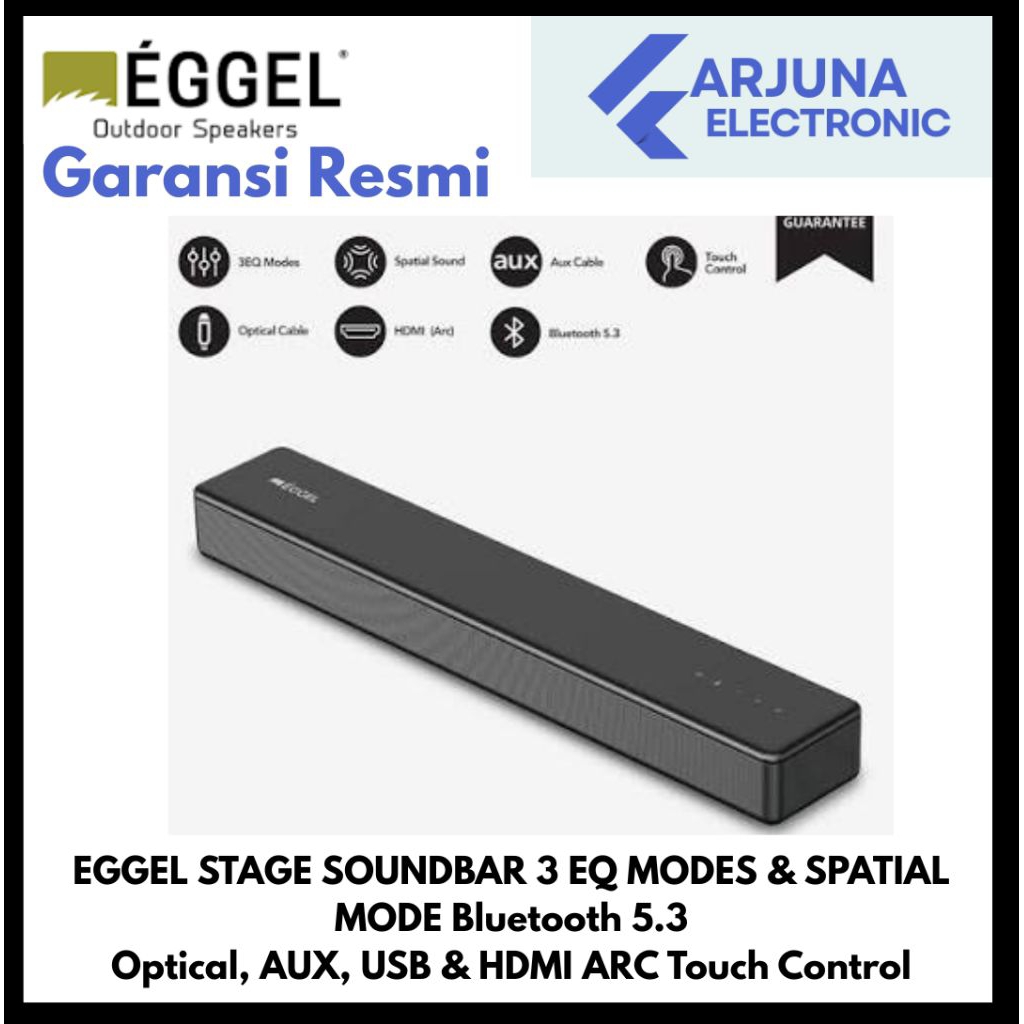 EGGEL STAGE SOUNDBAR built in
Bonus

woofer