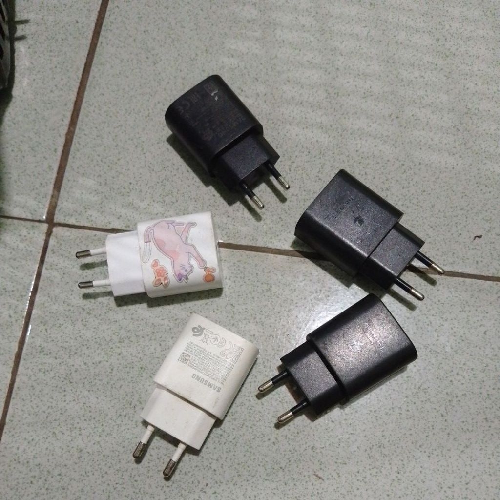 (Charger ORI Samsung 3A) Kepala Charger Samsung 5V-3A Second Normal