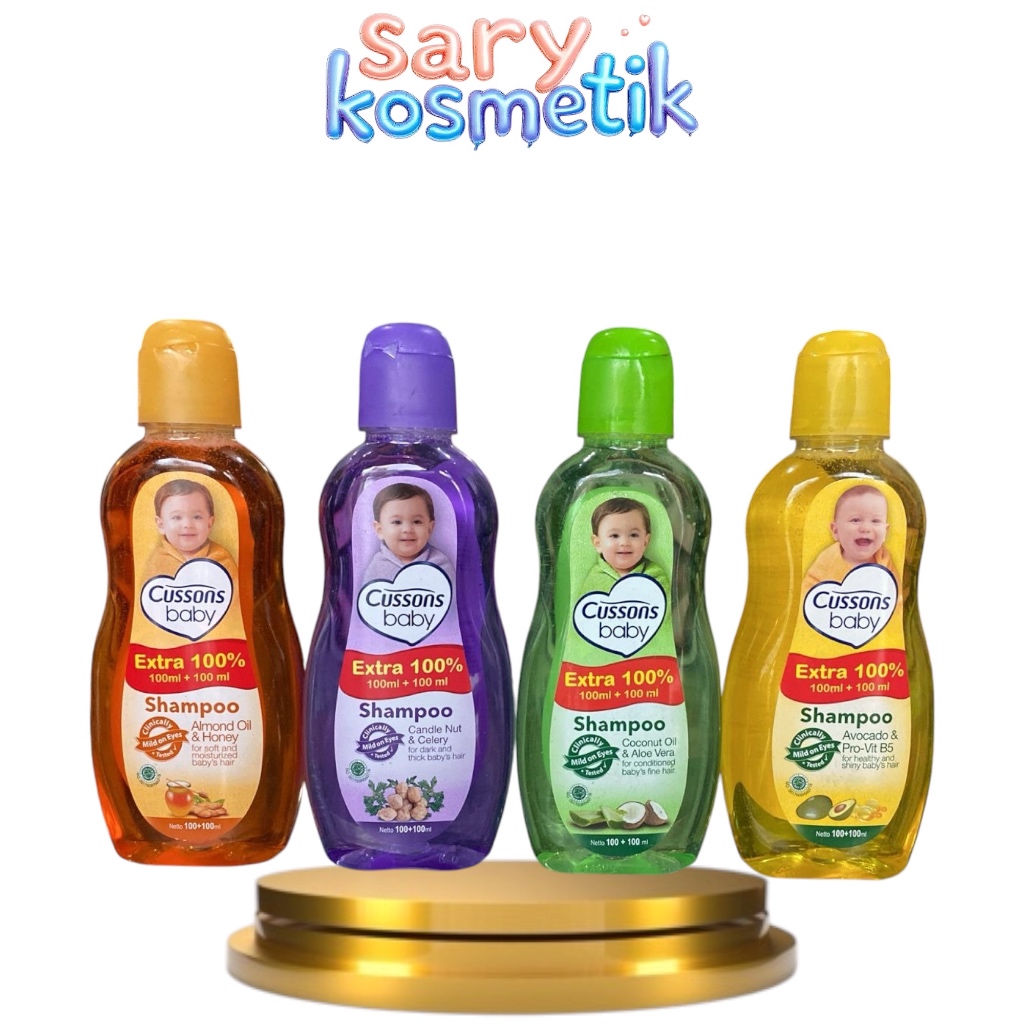 cc,px_  CUSSONS BABY shampoo 100+100 ml - shampo bayi