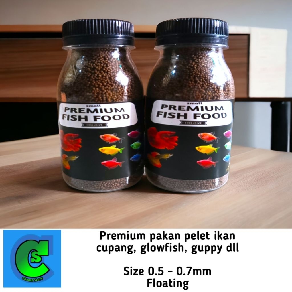 pakan ikan cupang, guppy, molly / pakan ikan hias / pakan ikan kecil