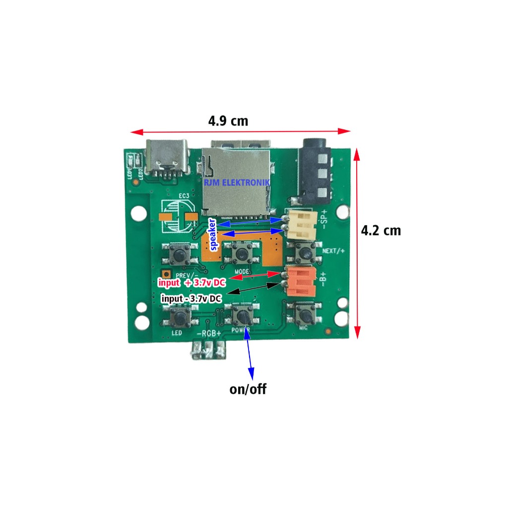 Modul box musik bluetooth lulus test