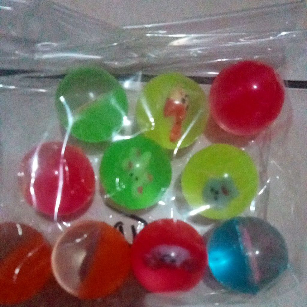 10 pcs bola bekel bening #grosir mainan
