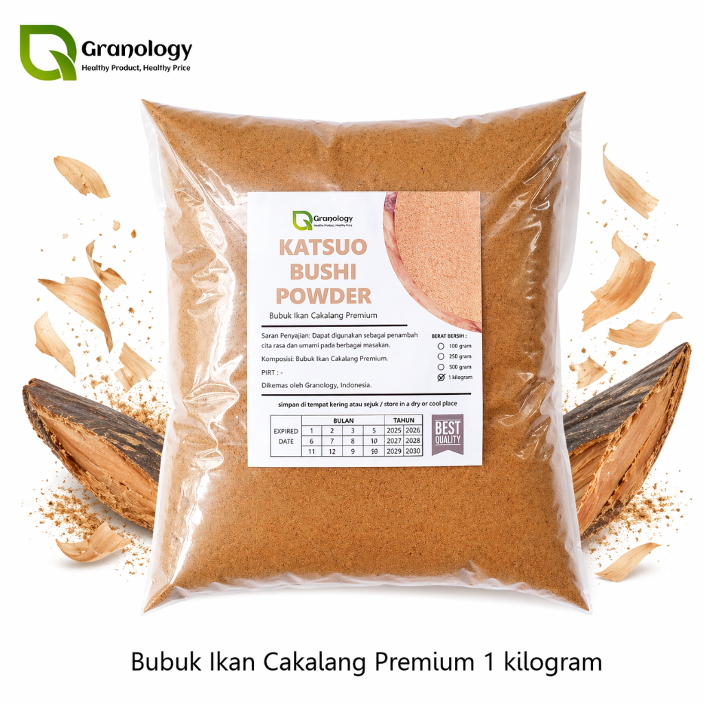 Bubuk Ikan Cakalang / Katsuobushi Powder (1 kilogram) by Granology