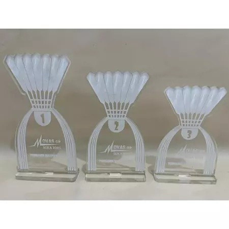 Plakat Badminton Plakat Bulutangkis Piala Badminton Piala Bulutangkis Akrilik