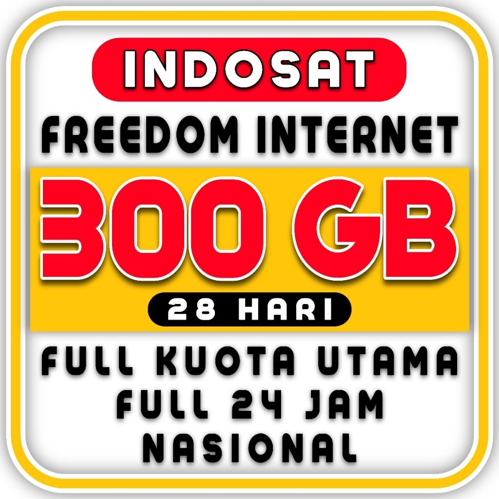 SUPER PROMO KUOTA INDOSAT IM3 SATSPAM 300 GB 28 HARI TERMURAH