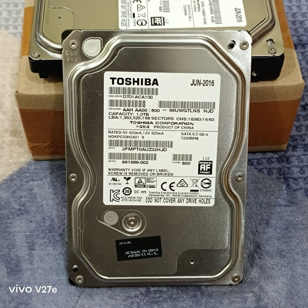HARDISK PC 1 TB TOSHIBA