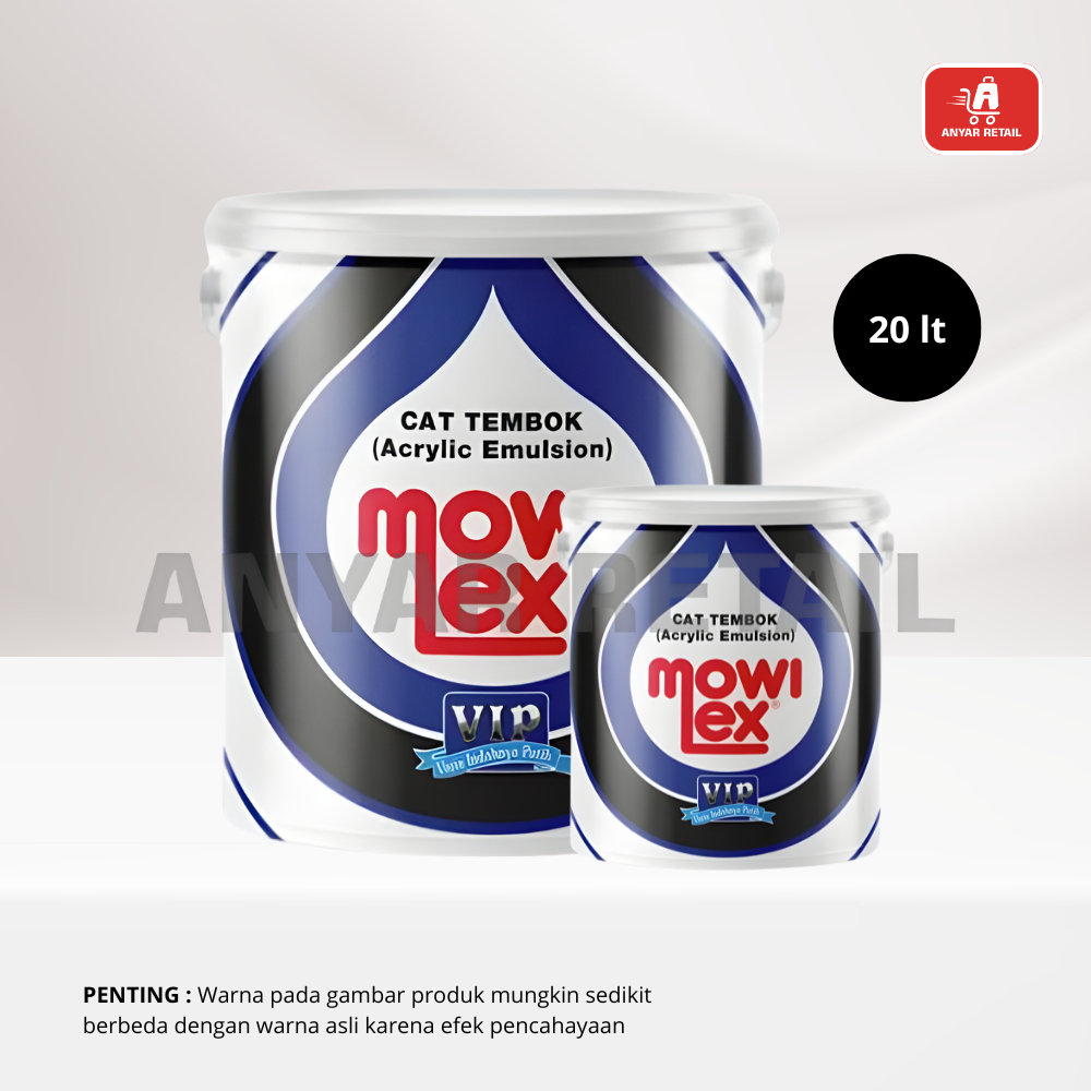Mowilex VIP Prima E-1000 Putih 20 Ltr Cat Tembok Interior