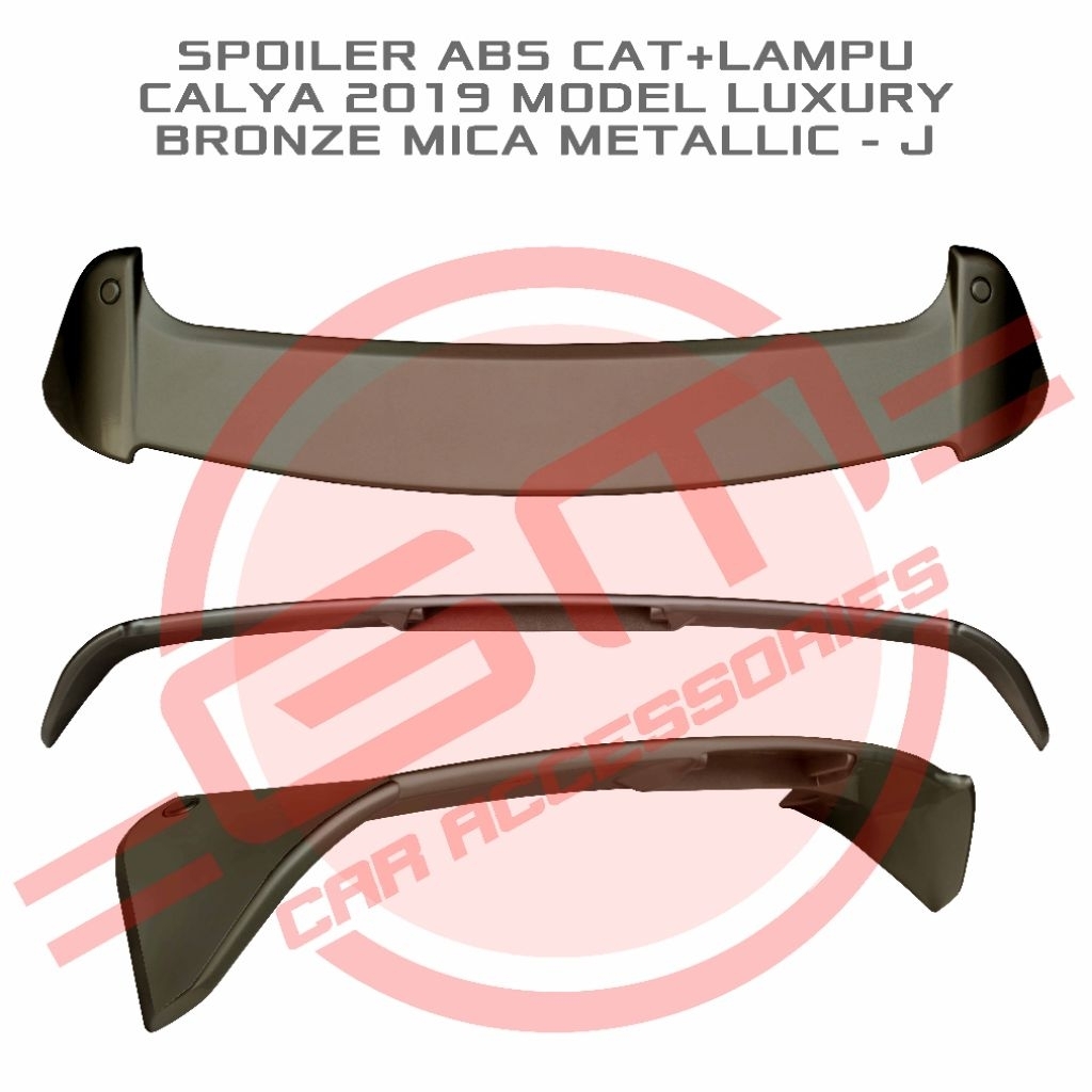 Spoiler ABS Cat+Lampu Calya Model Luxury