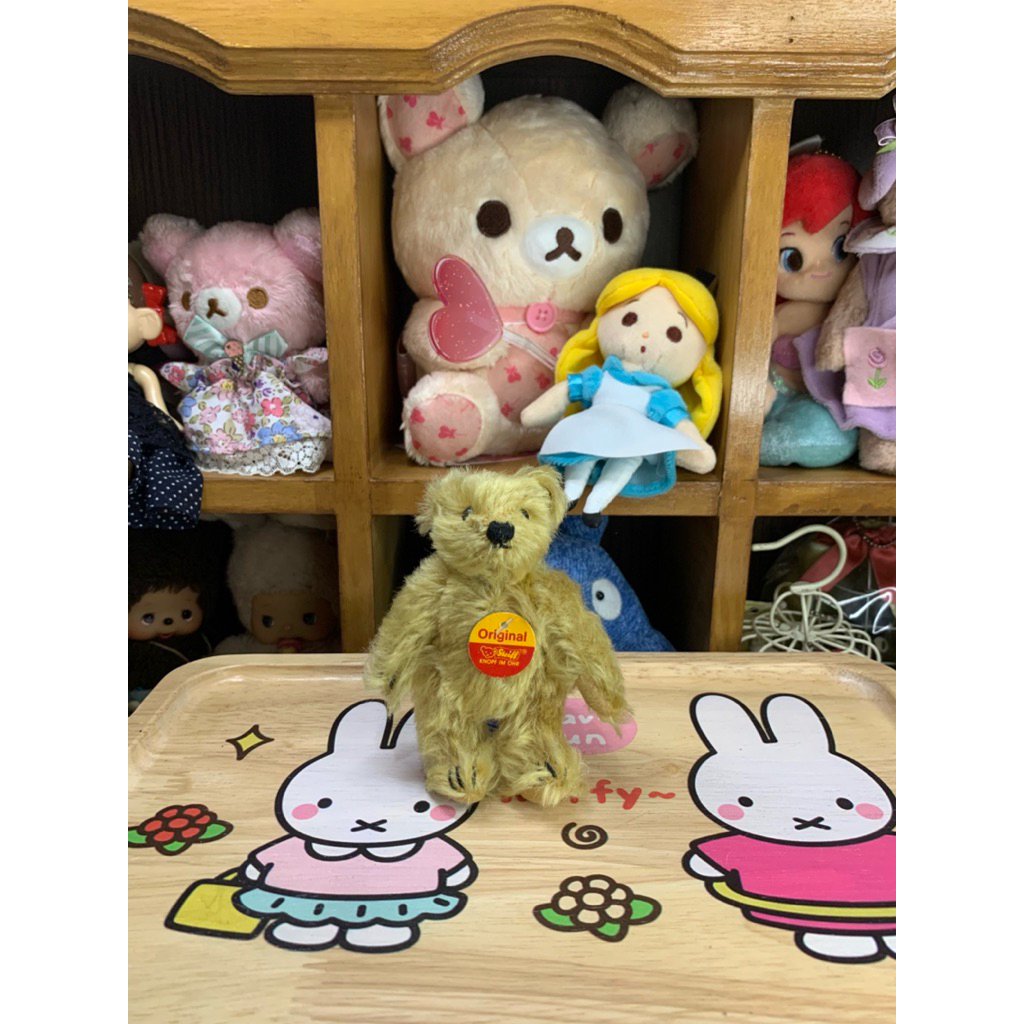 Boneka Teddy Steiff Mohair ( size kecil )