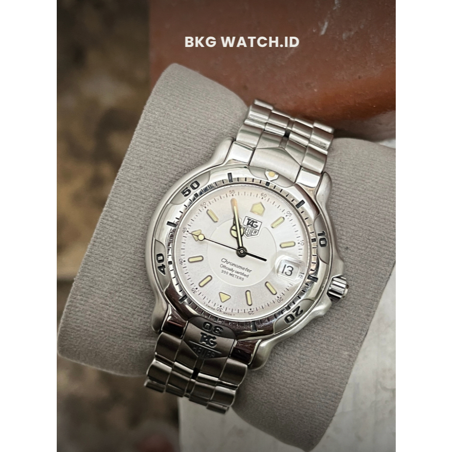 TAG Heuer 6000 Automatic Two Tone Gold Dial 38–40mm Pria Second Original