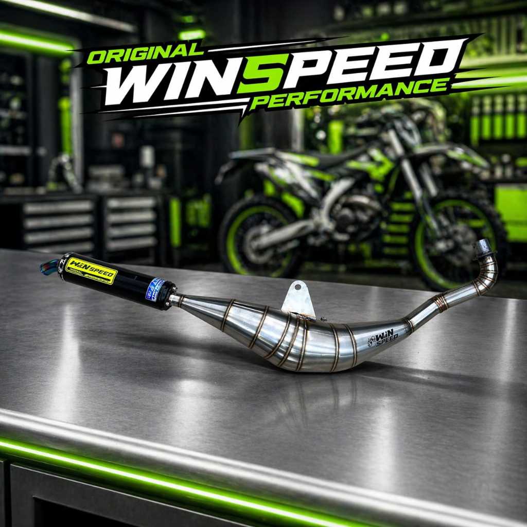 Knalpot Kolong samping Bm Power Fizr Original Winspeed BERGARANSI