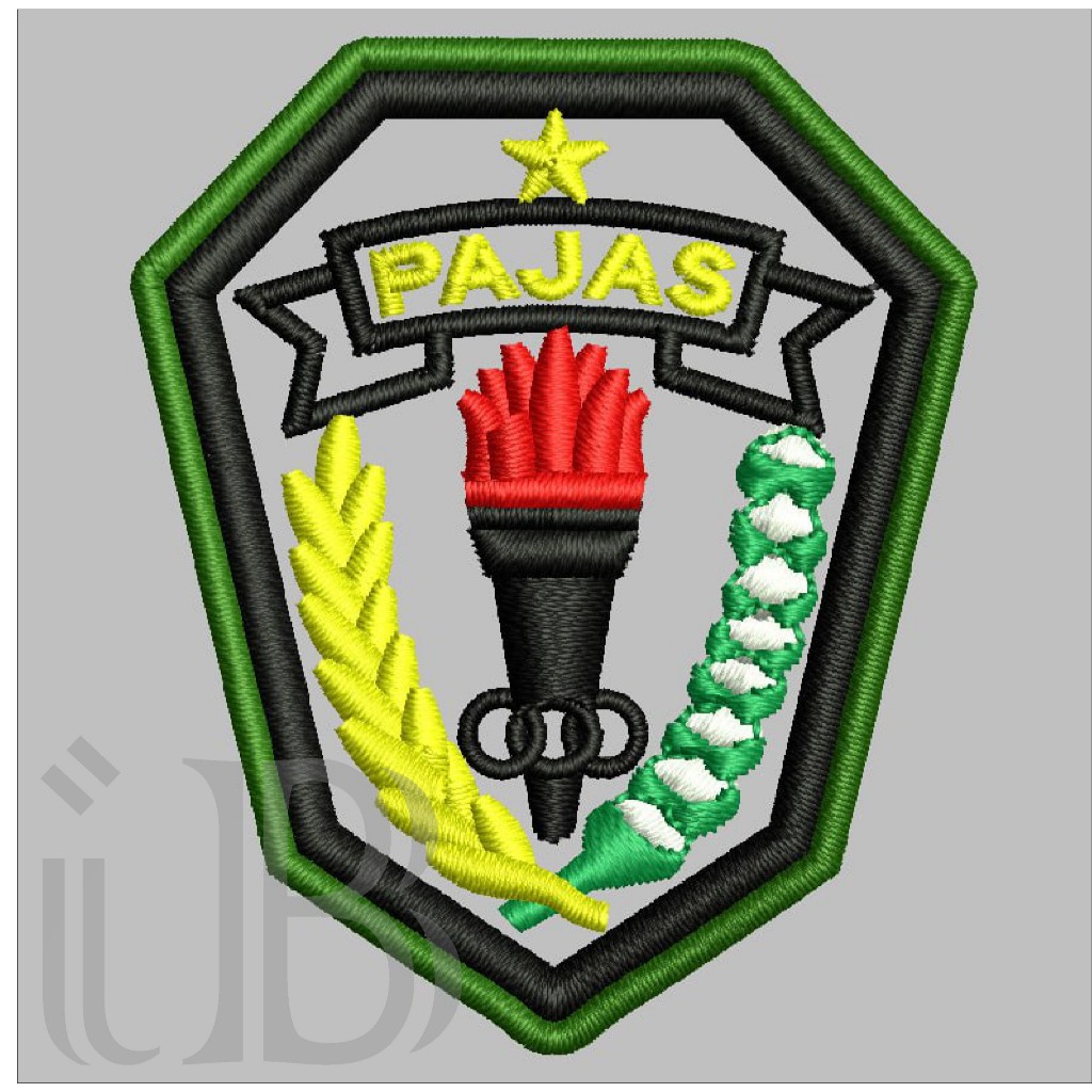 10 BREVET WING PAJAS PDL TNI AD PERKERAS MIKA BORDIR EMBROIDERY GIB