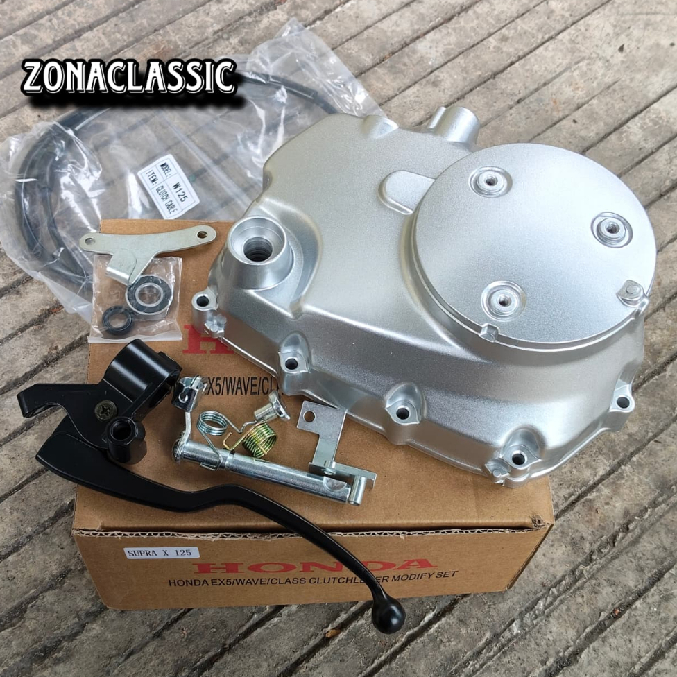 Bak Kopling Set Supra X 125 Karbu Supra X 125 Fi Warna Silver