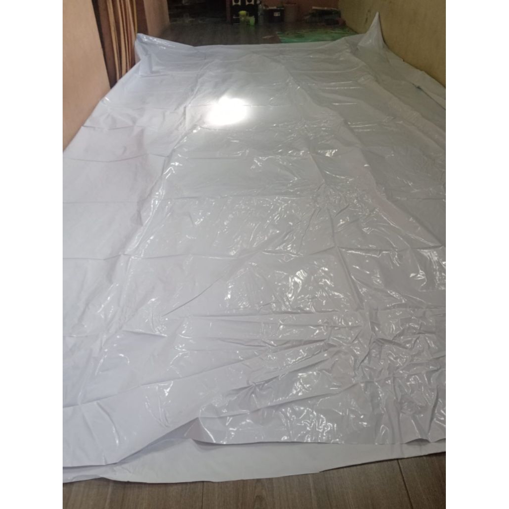 Banner putih polos lebar 2 meter