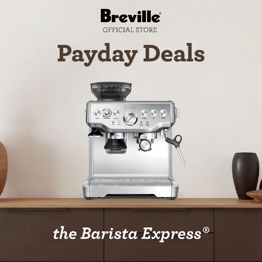 NEW PORODUK BREVILLE THE BARISTA EXPRESS - MESIN KOPI ESPRESSO OTOMATIS