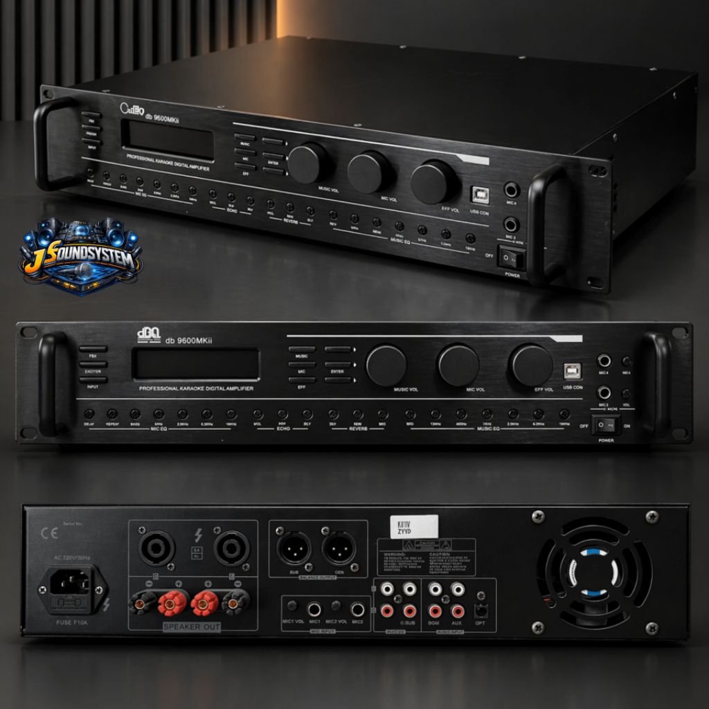 DBQ DB 9600MKII / DIGITAL AMPLIFIER / AMPLIFIER KARAOKE