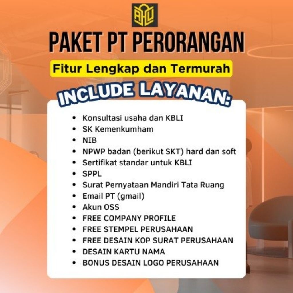 BUAT PROFIL PERUSAHAAN PT PERORANGAN