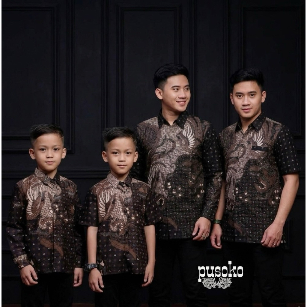 KEMEJA BATIK ANAK COWOK / BAJU BATIK ANAK COWOK / BATIK ANAK LAKI LAKI Umur 1-12 Tahun Terbaru MIRA 