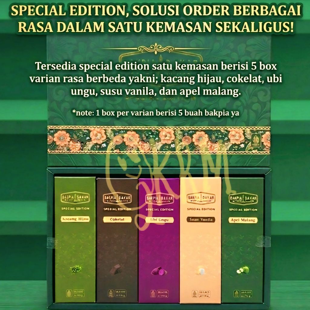 [READY - SCROLL BACA DESKRIPSI] BAKPIA BAKAR TUGU MALANG SPECIAL EDITION - ISI 25 PCS BAKPIA