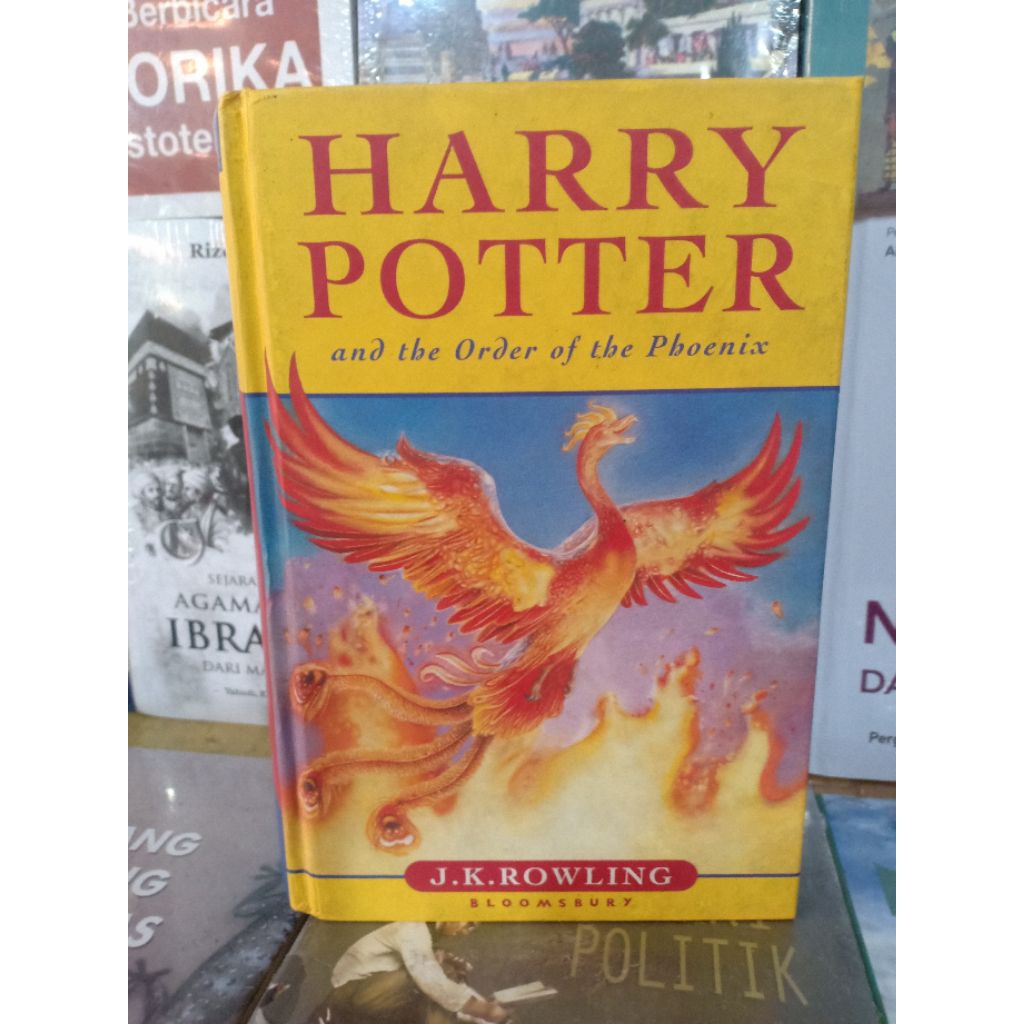 Novel Inggris Bekas Original HARRY POTTER  & The  Order Of The Phoenix