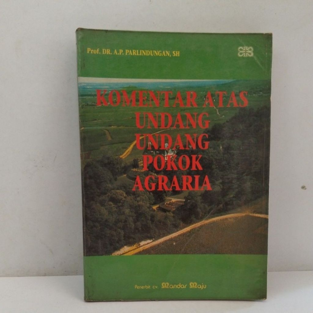 Buku Bekas Original KOMENTAR ATAS UNDANG UNDANG POKOK AGRARIA