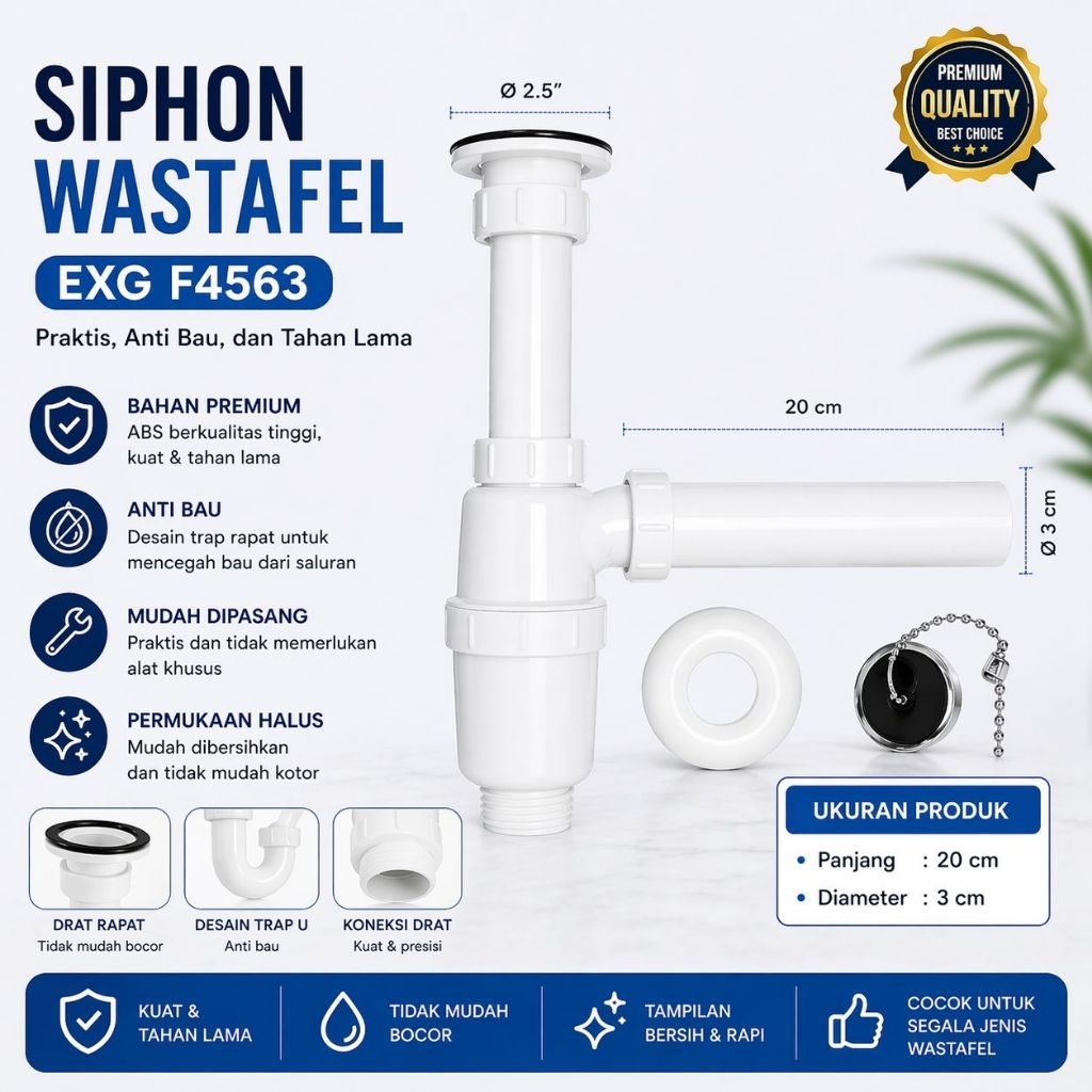 Siphon wastafel _Afur wastafel _Sifon afur wastafel cuci tangan