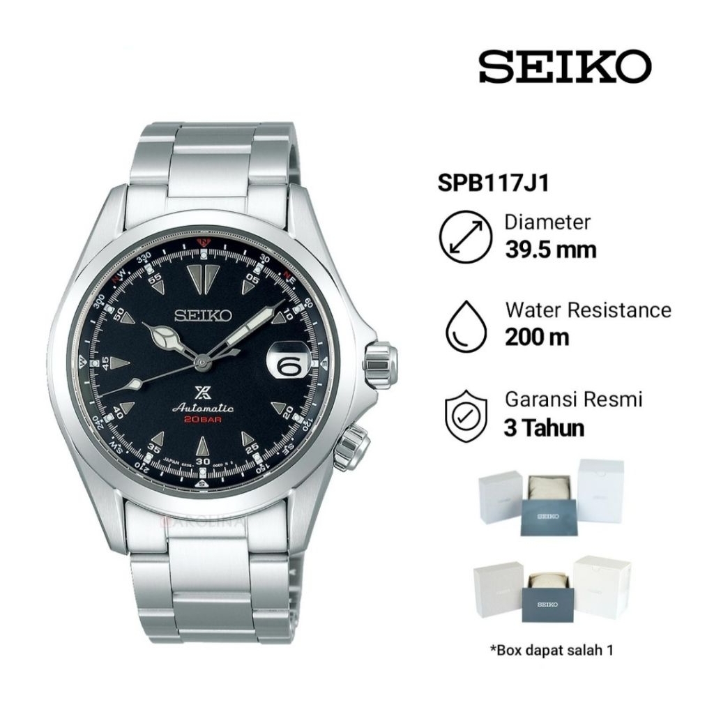 Seiko Prospex Land SPB117J1 Alpinist Jam Tangan Pria Original