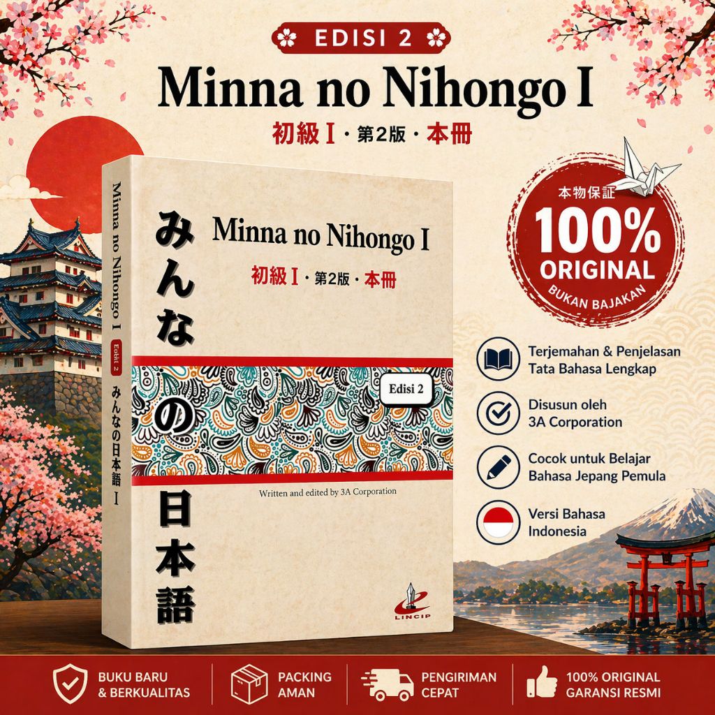 Minna No Nihongo Edisi 2 Jepang 1 [ORIGINAL]