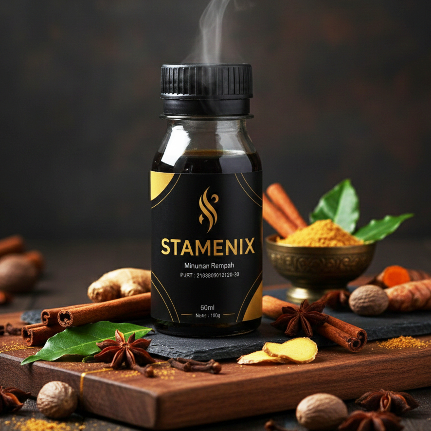 Stamenix - Madu dengan Ekstrak Ginseng, Pasak bumi dan Purwoceng, Immune Booster Honey - 30ml & 60ml