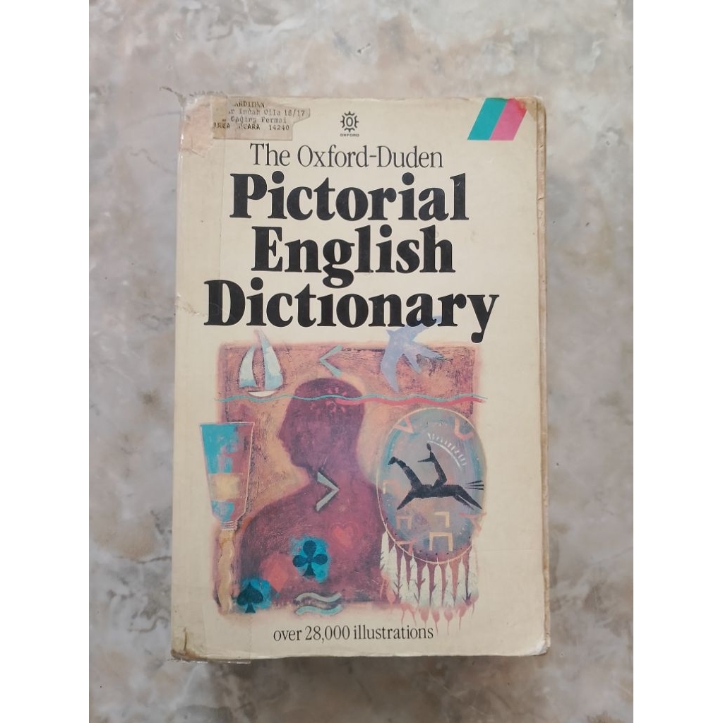 THE OXFORD DUDEN - PICTORIAL ENGLISH DICTIONARY original