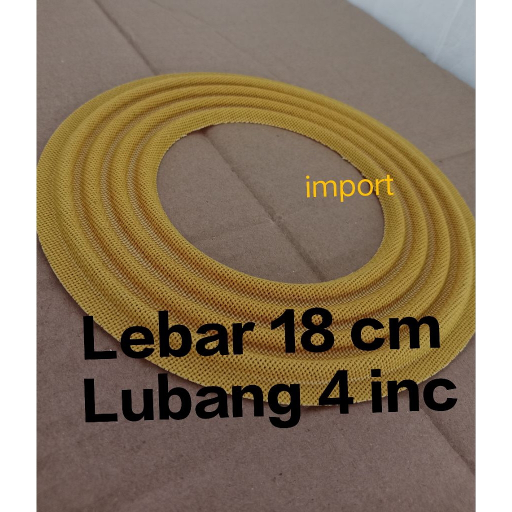 Damper speaker 15_18 inc Lebar 18 cm Lubang 4 inc