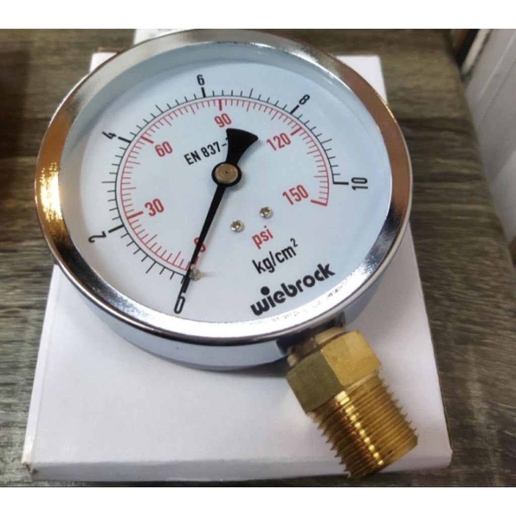 [wiebrock 4"inch] pressure guage 4"inch 10bar wiebrock